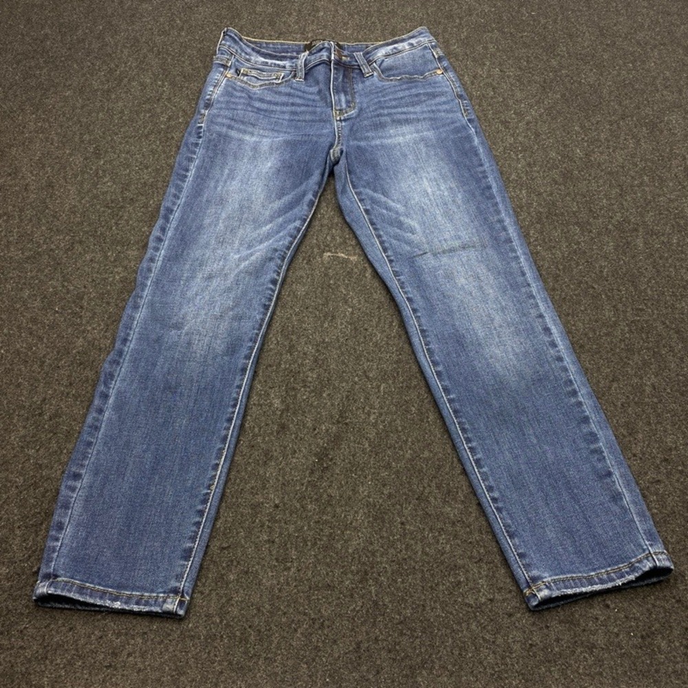 Judy Blue Relaxed Fit Jeans Womens 28 Blue Medium Wash Stretch Denim JB82102 DK